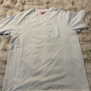Supreme S-Hole Pocket Tee – White (Size L)